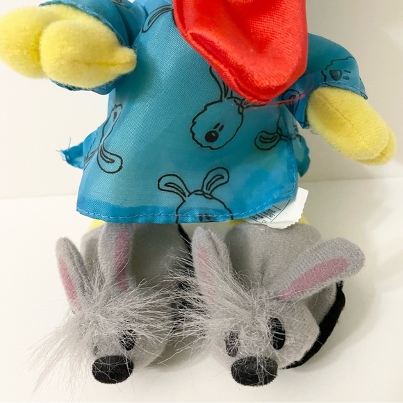 Vintage Odie With PJ with Bunny Slippers Plush Stuffed Animal Garfield - Picture 3 of 16